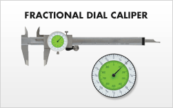 Stainless Steel Fractional Dial Calipers