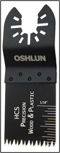 Oshlun MMC-0410 HCS Oscillating Tool Blade with Quick-Fit Arbor 10 Blades 